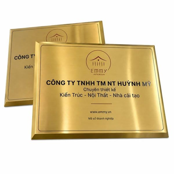 Biển Tên Công Ty Treo Tường Đẹp, Bền Đẹp, Chuẩn Nhận Diện Thương Hiệu