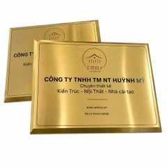 Biển Tên Công Ty Treo Tường Đẹp, Bền Đẹp, Chuẩn Nhận Diện Thương Hiệu