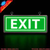 Biển EXIT phát sáng bằng mica bền đẹp, hiển thị rõ trong điều kiện thiếu sáng.