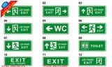 Biển EXIT thoát hiểm phản quang đạt tiêu chuẩn PCCC, chất lượng cao