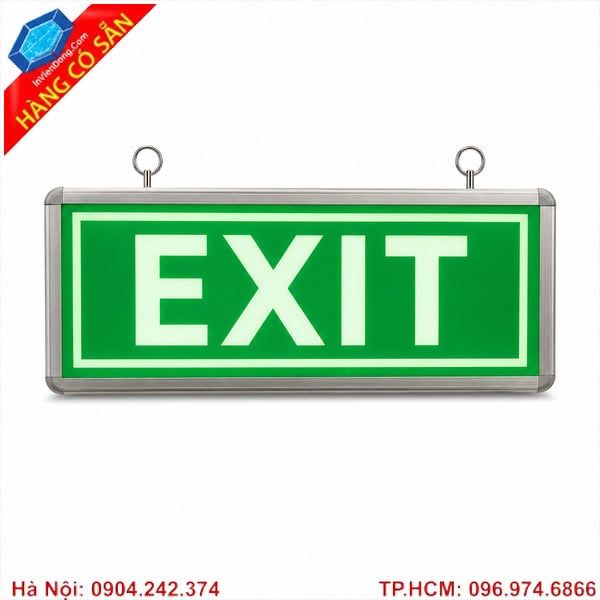 Biển EXIT thoát hiểm phản quang đạt tiêu chuẩn PCCC, chất lượng cao