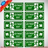 Biển EXIT LED phát sáng tiết kiệm điện, dễ quan sát