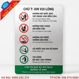 Biển chỉ dẫn nhà vệ sinh WC rõ nét, phù hợp tòa nhà và văn phòng.
