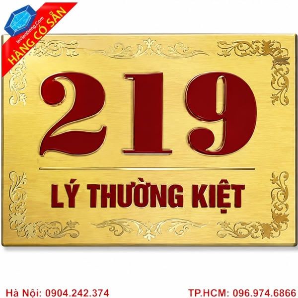 Làm Biển Số Nhà Đẹp Tại Hà Nội Lấy Ngay – Xưởng In Nhanh Viễn Đông 178 Tây Sơn