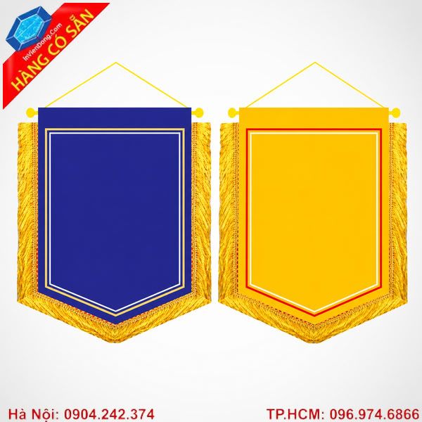 Cờ lưu niệm cao cấp in logo doanh nghiệp.