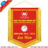 Cờ lưu niệm cao cấp in logo doanh nghiệp.