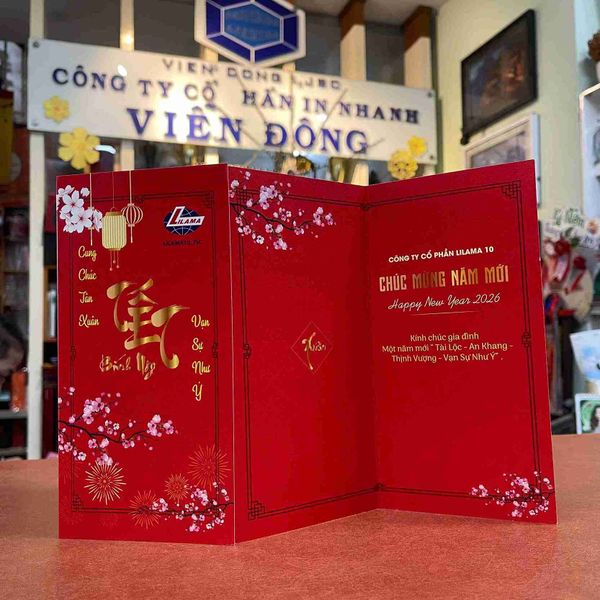 Combo thiệp Tết và phong bì