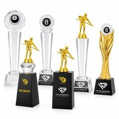 Thiết Kế Cúp Billiards Pha Lê Đẳng Cấp Tại Hà Nội: In Nhanh Viễn Đông 178 Tây Sơn – Nâng Tầm Giải Đấu, Khắc Laser Lấy Ngay Sau 15 Phút