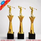 Cúp golf pha lê cao cấp khắc logo theo yêu cầu
