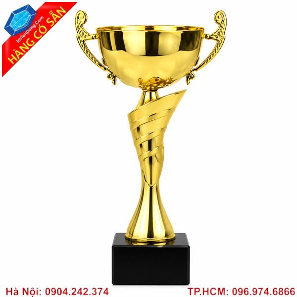 Cúp vàng trao thưởng cho giải đấu, hội thi và sự kiện vinh danh.