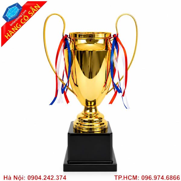 Cúp vàng trao thưởng cho giải đấu, hội thi và sự kiện vinh danh.