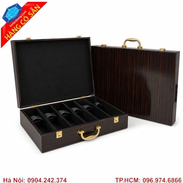 Hộp sơn mài đựng rượu cao cấp