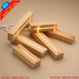Đế gỗ trưng bày mô hình và sản phẩm lưu niệm