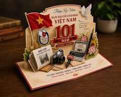 Thiệp Kỷ Niệm Ngày Báo Chí Cách Mạng Việt Nam – 101 Năm Vững Bước
