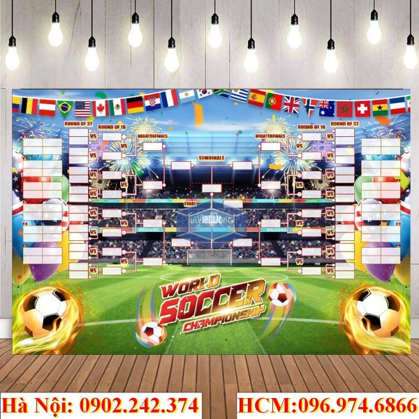 In Lịch Thi Đấu World Cup 2026 Bản PDF Khổ Lớn Lấy Ngay