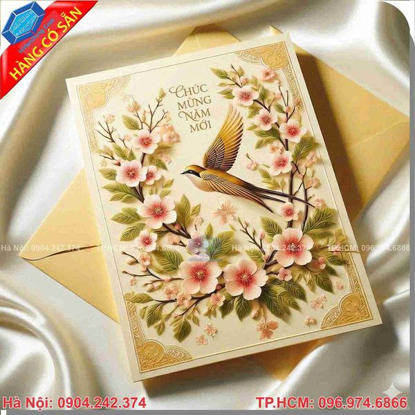 Địa chỉ bán, cung cấp thiệp tết 2026 cho doanh nghiệp