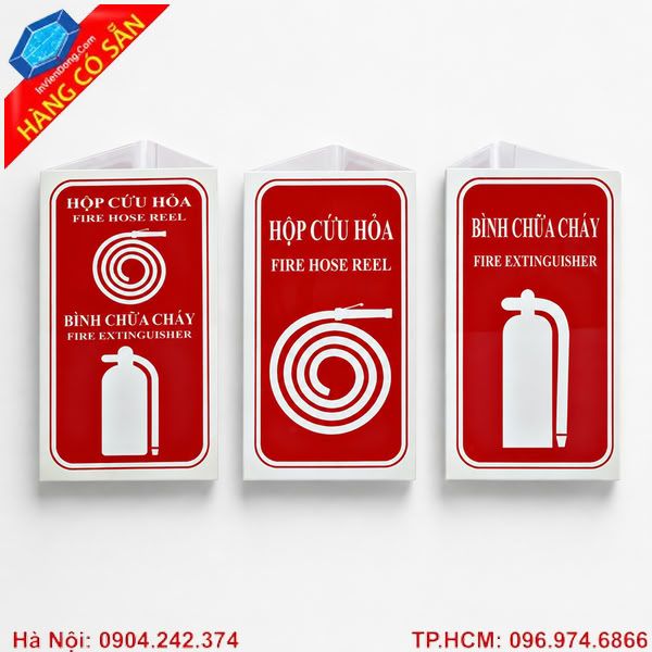 Tem Phản Quang PCCC Chỉ Dẫn Vị Trí Hộp Cứu Hỏa