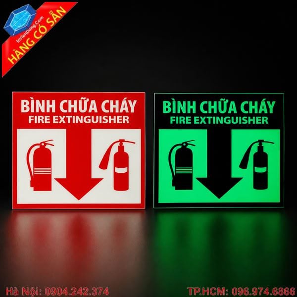 Tem Phản Quang PCCC Chỉ Dẫn Vị Trí Hộp Cứu Hỏa