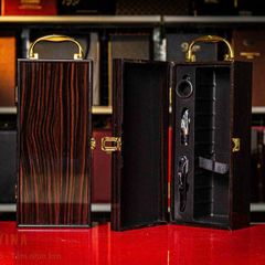 Xưởng làm hộp sơn mài đựng rượu