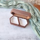 Hộp nhẫn bằng gỗ tự nhiên