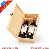 Mẫu hộp gỗ đựng rượu đẹp cao cấp sản xuất tại xưởng