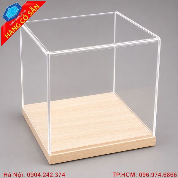 Hộp mica trưng bày sản phẩm bằng mica trong suốt