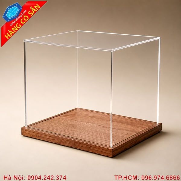 Hộp mica trưng bày sản phẩm bằng mica trong suốt