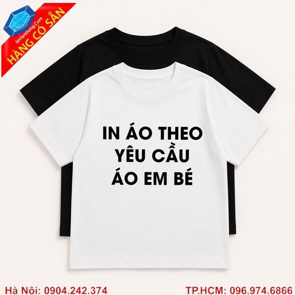Công nghệ in áo trẻ em không bong tróc an toàn cho da