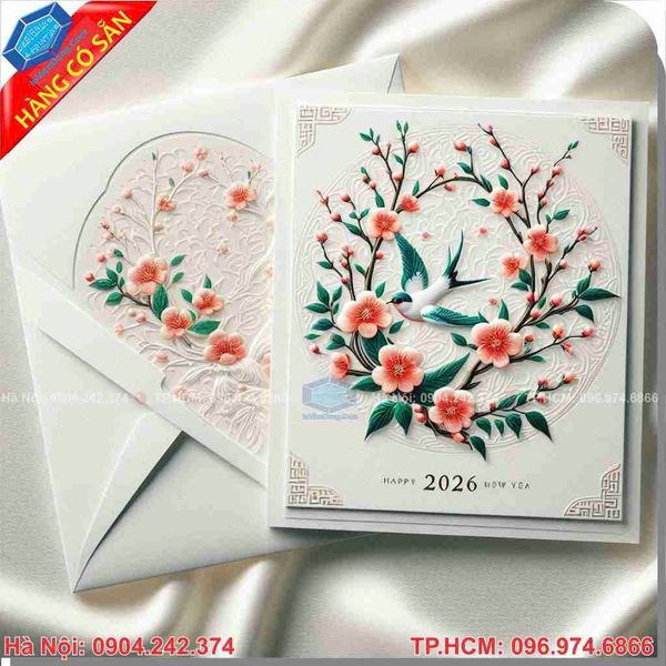 Địa chỉ bán thiệp tết 2026 giá rẻ - chất lượng - lấy ngay