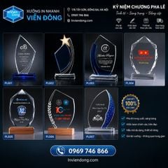 Top Các Mẫu Kỷ Niệm Chương Pha Lê Cao Cấp – Xưởng In Viễn Đông Giá Gốc