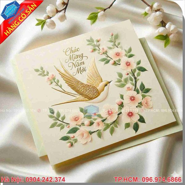 Đặt in thiệp tết siêu đẹp năm 2026