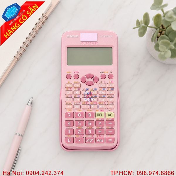 Máy tính Casio cầm tay thiết kế nhỏ gọn, bền đẹp