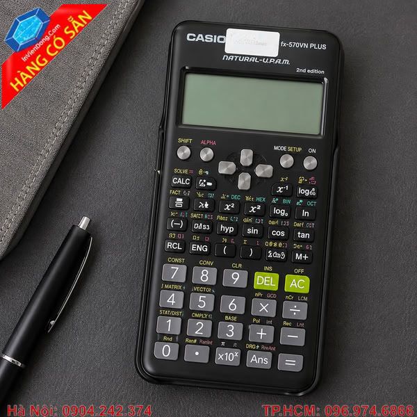 Máy tính Casio khoa học hỗ trợ giải toán nhanh và chính xác