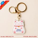 Móc khóa mica in hình theo yêu cầu 2 mặt sắc nét