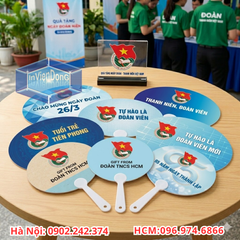 In Quạt Cầm Tay Ngày Hội Đoàn Viên Giá Rẻ Tại Hà Nội