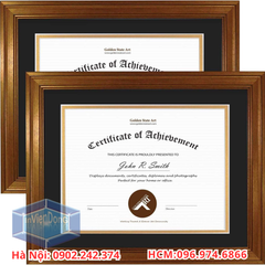 Làm Khung Bằng Khen Mặt Kính Cao Cấp, Sáng Bóng Giá Rẻ