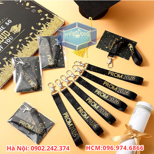 In Dây Đeo Móc Khóa Prom 2026 Độc Đáo Lấy Ngay