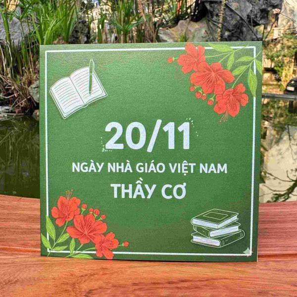 In thiệp 20/11 ngày Nhà giáo Việt Nam số lượng nhiều