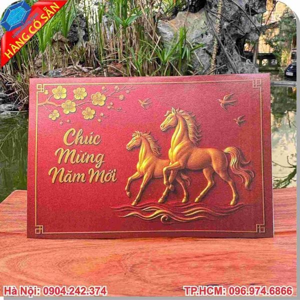 Thiệp tết thiết kế riêng