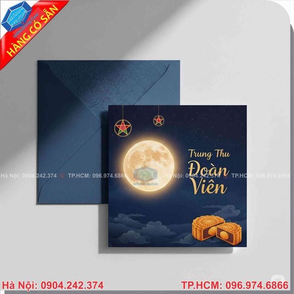 Xưởng in thiệp trung thu giá rẻ, uy tín