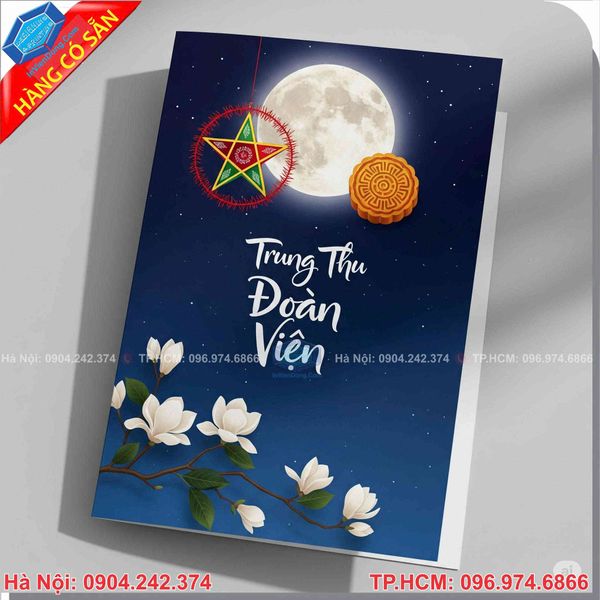 In thiệp Trung thu gấp, thiệp 3D, thiệp nổi