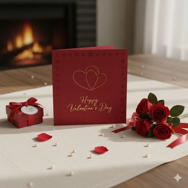 Thiệp Valentine handmade