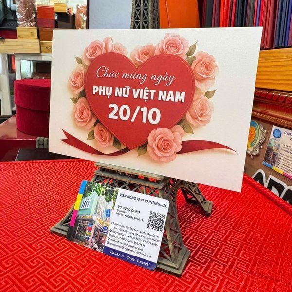 In thiệp chúc ngày phụ nữ Việt Nam 20-10 lấy ngay sau 5 phút