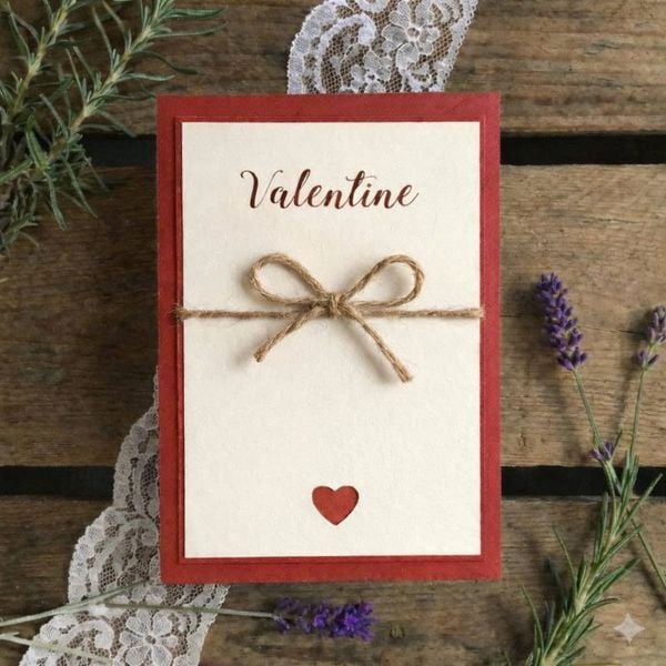 Mẫu thiệp valentine 2026