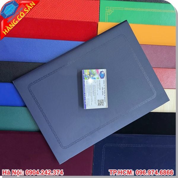 In bìa kẹp chứng chỉ lấy ngay