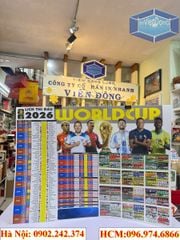 In Lịch Thi Đấu Bóng Đá World Cup Khổ Lớn Lấy Ngay