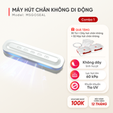 Máy hút chân không di động Masuto MSGOSEAL-Lực hút -60kPa hút nhanh chóng-Khử khuẩn UV