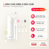 Bàn chải điện Masuto Hyper UVSonic - 5 đầu bàn chải