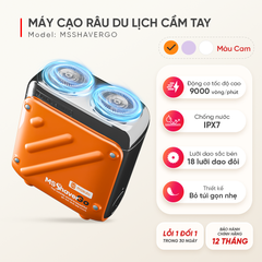 Máy Cạo Râu Masuto MS-ShaverGo - Pin sạc 400mAh, dùng tới 60 ngày, Bảo Hành 02 Năm