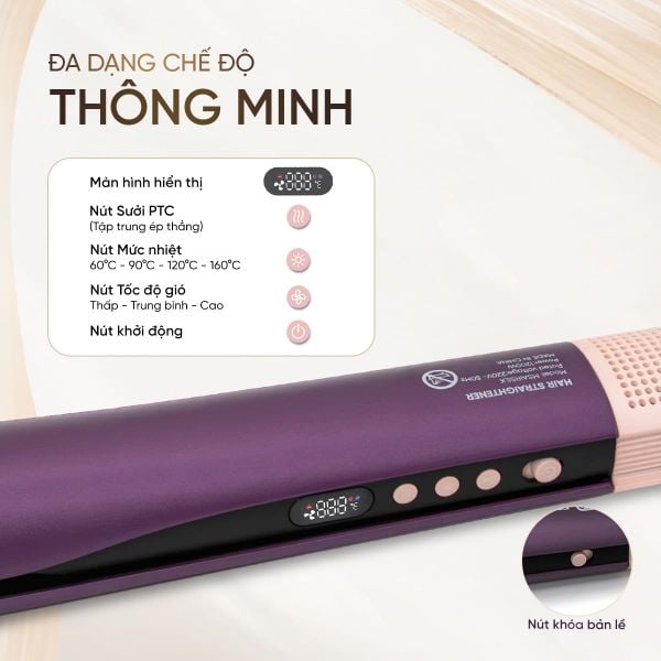 Máy Sấy Duỗi Tóc Đa Tầng Masuto Airsilk Pro - Giải Pháp Chăm Tóc Toàn Diện